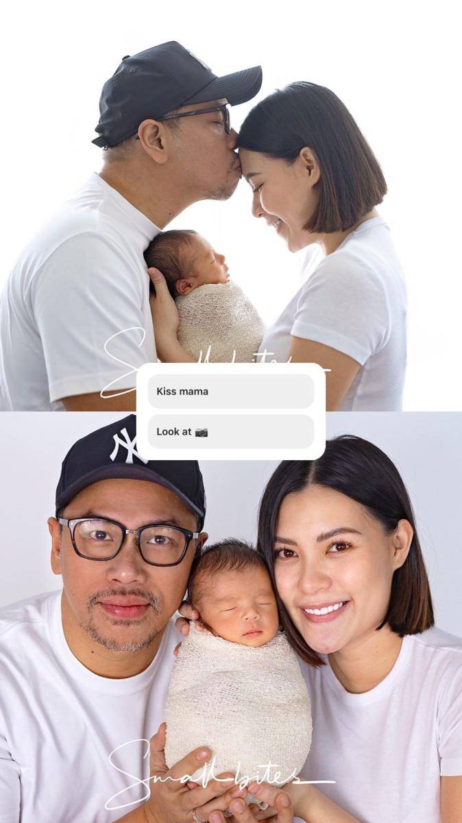 newborn photoshoot Elhan, anak Sammy Simorangkir dan Viviane (instagram.com/rittarrajagukguk)