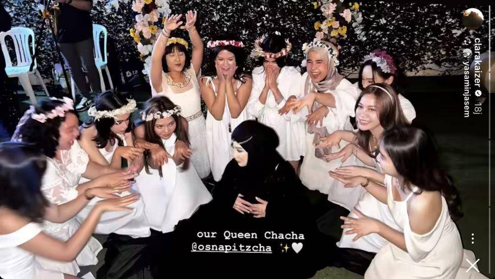 potret after party pernikahan Tengku Syaira Anataya (Instagram.com/clarakaizer)