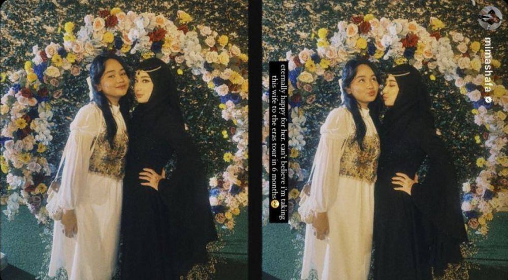 potret after party pernikahan Tengku Syaira Anataya (Instagram.com/mimashafa)
