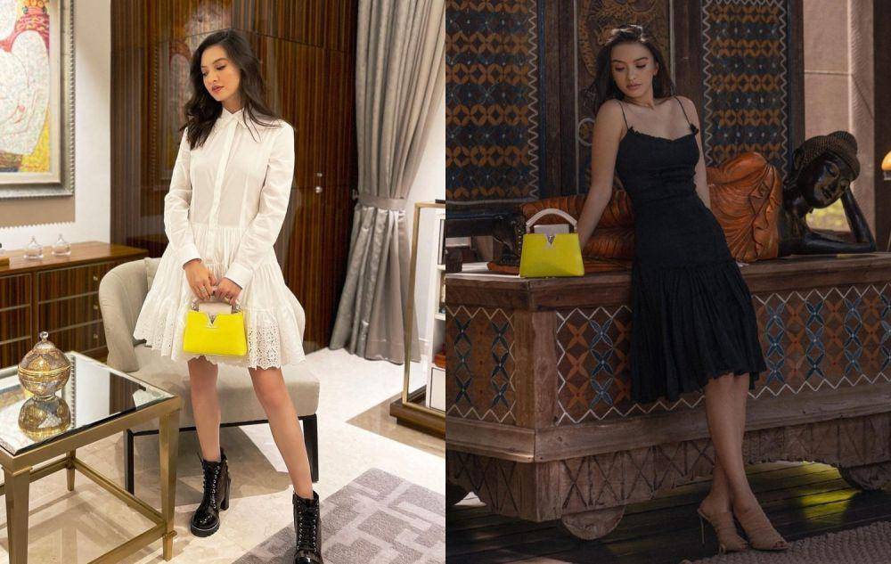 ragam dress ala Raline Shah (instagram.com/ralineshah)