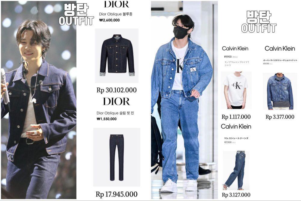 10 Harga Jaket Denim Member BTS, Capai Puluhan Juta!