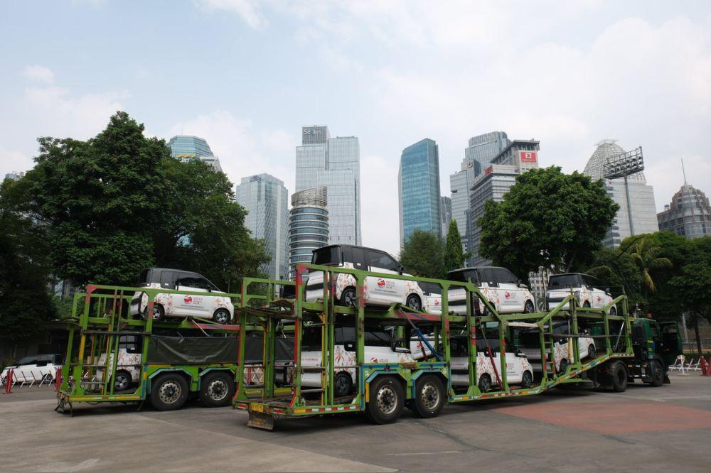 150 Unit Wuling Air ev Sukseskan KTT ASEAN 2023