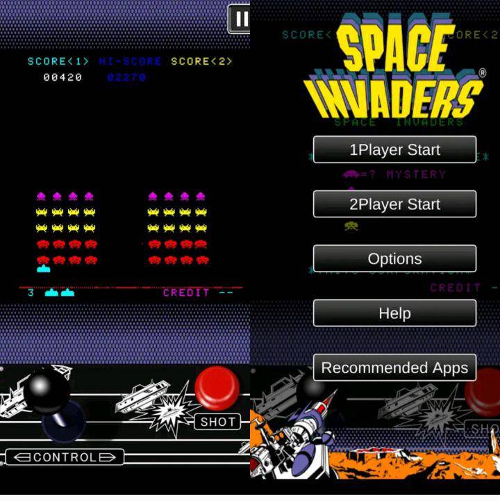 Space Invaders di Android (dok. Taito/Space Invaders)