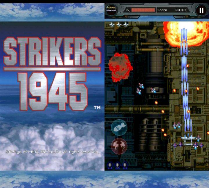 Strikers 1945 di Android (dok. Psikyo/Strikers 1945)