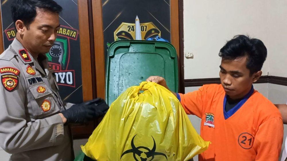 Pencuri Limbah Medis Ngaku Dapat Ide dari Orang Lain