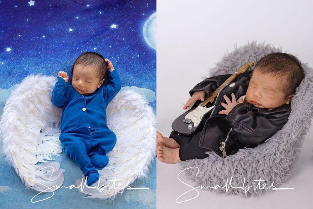 7 Newborn Photoshoot Elhan, Anak Sammy Simorangkir dan Viviane