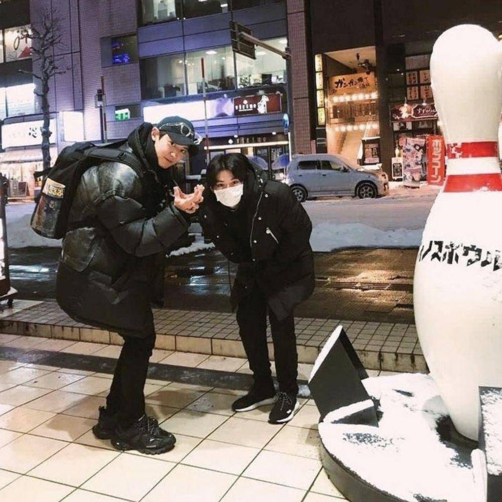 potret kedekatan Chanyeol EXO dan Mackenyu (twitter.com/rfhfdlh)