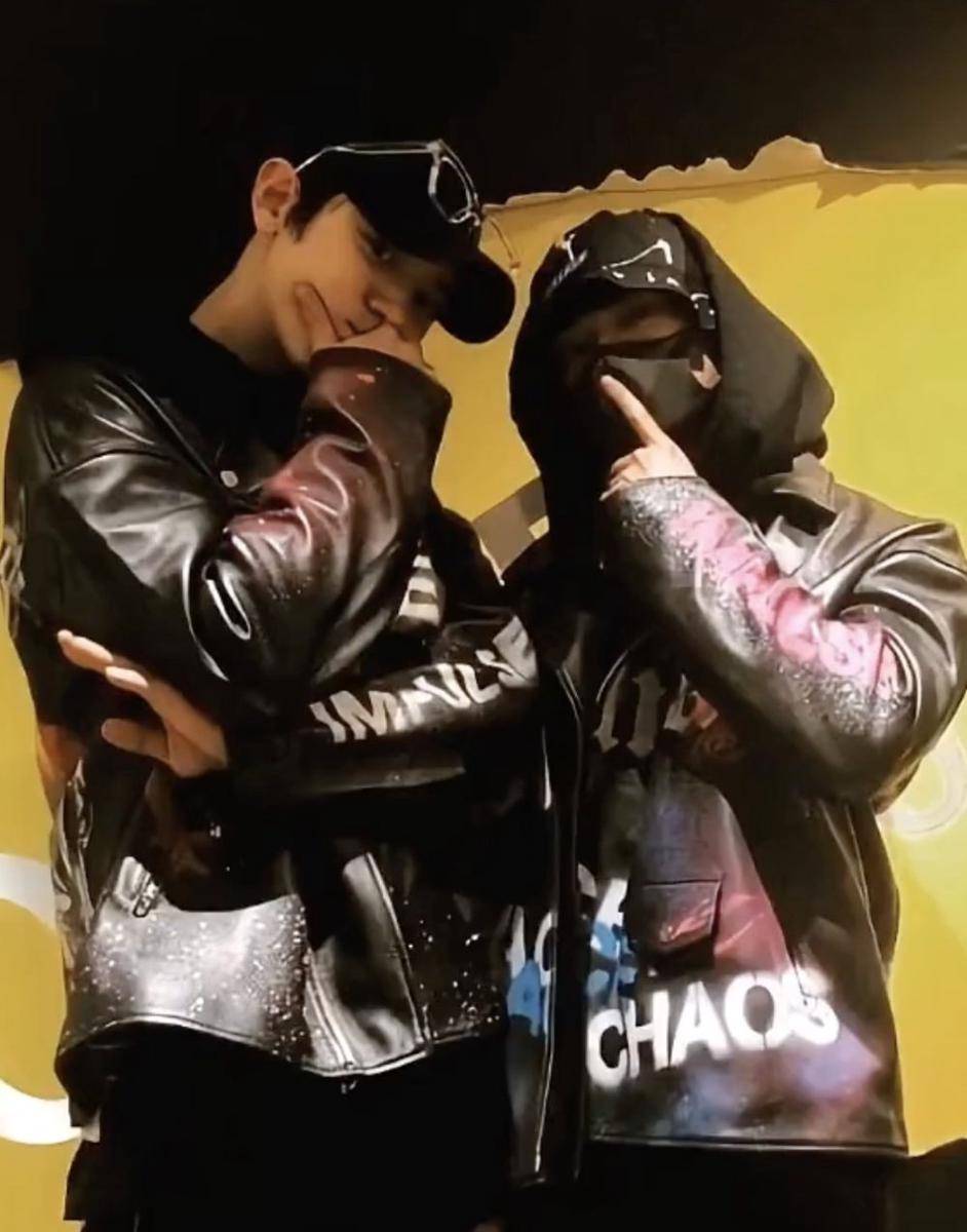 potret kedekatan Chanyeol EXO dan Mackenyu (twitter.com/rfhfdlh)