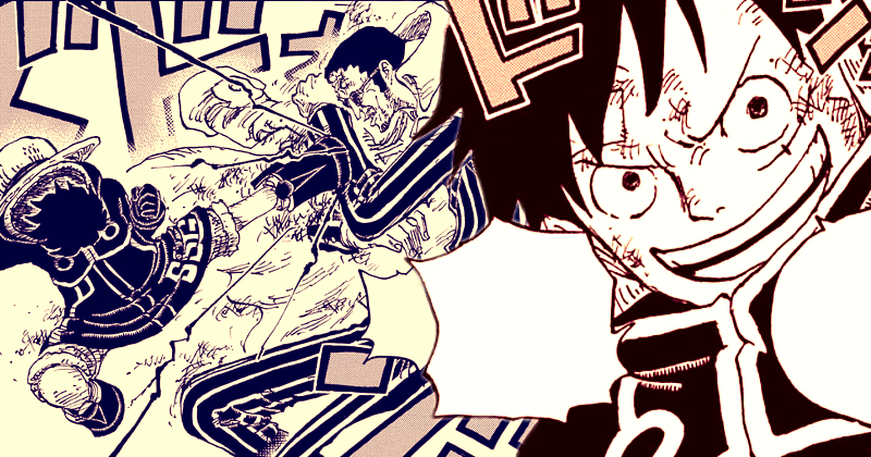 Luffy VS Kizaru. (mangaplus.shueisha.co.jp/One Piece)