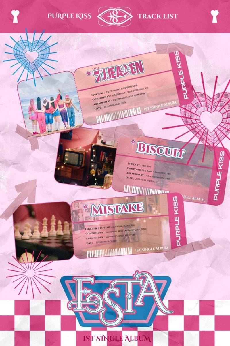 track list single album PURPLE KISS bertajuk FESTA (twitter.com/RBW_PURPLEKISS)