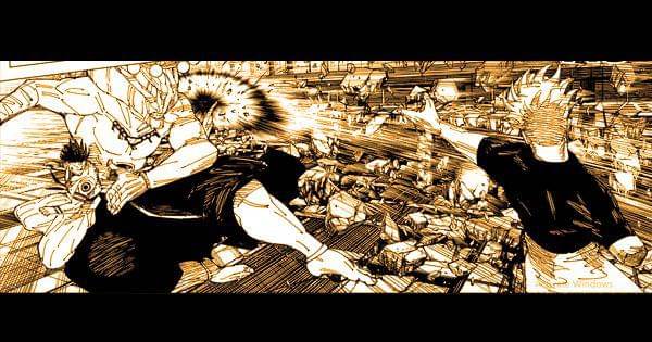 Gojo membunuh Agito dengan Blue level maksimum ( Dok. Shueisha / Jujutsu Kaisen )