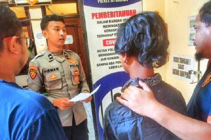 Polisi menangkap anak punk pembunuh nenek di Situbondo. (Istimewa)