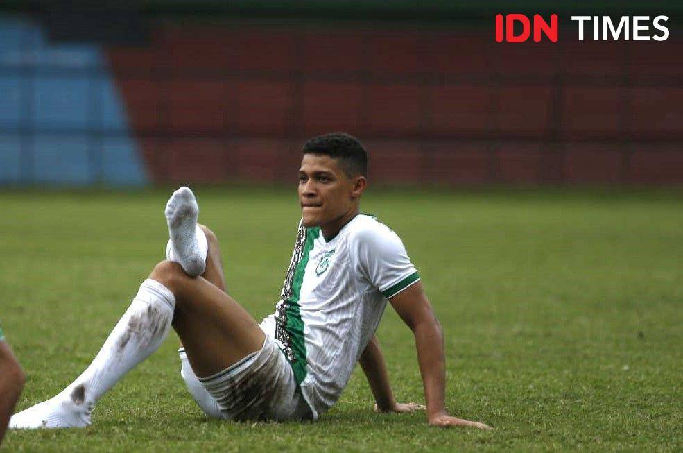 Matheus Souza pemain asing PSMS asal Brasil (IDN Times/Doni Hermawan)