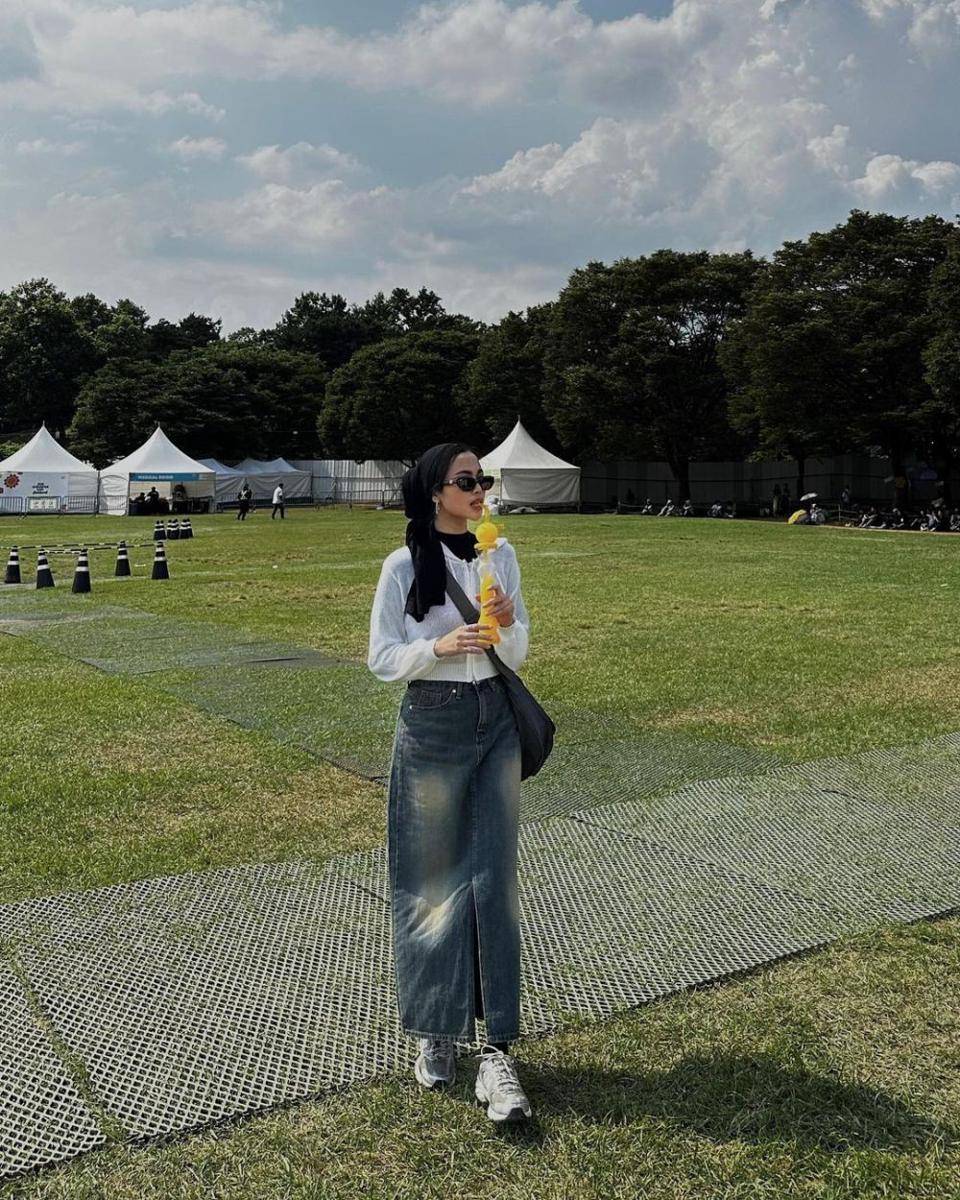 Outfit konser. (instagram.com/ratuanditya)