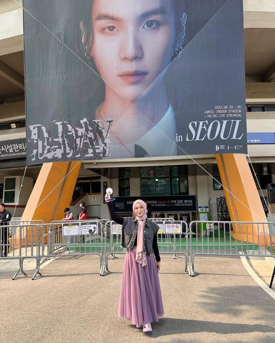 Outfit konser. (instagram.com/biancakartika)