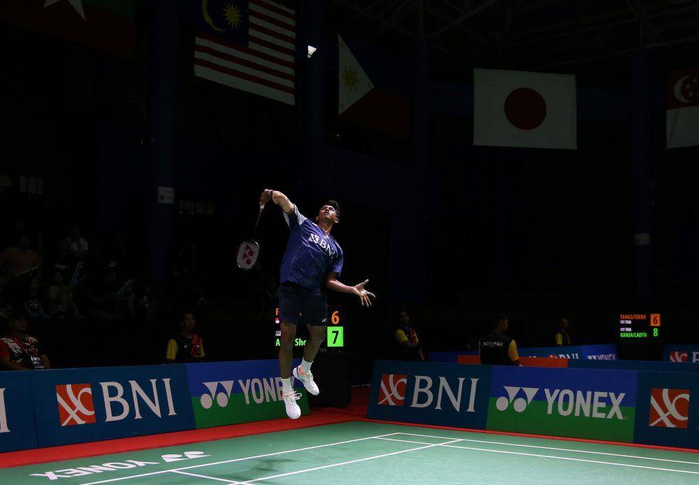 Alwi Farhan saat beraksi di BNI Indonesia Masters 2023 (Dok.PBSI)