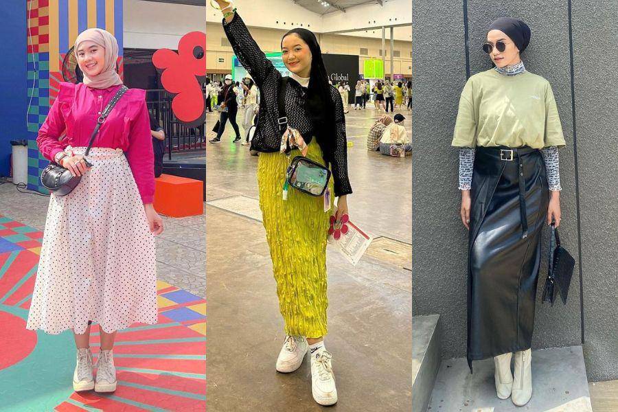 Outfit konser. (instagram.com/alamandaptrr / instagram.com/nadyabellaaa / instagram.com/itsbellefirst)