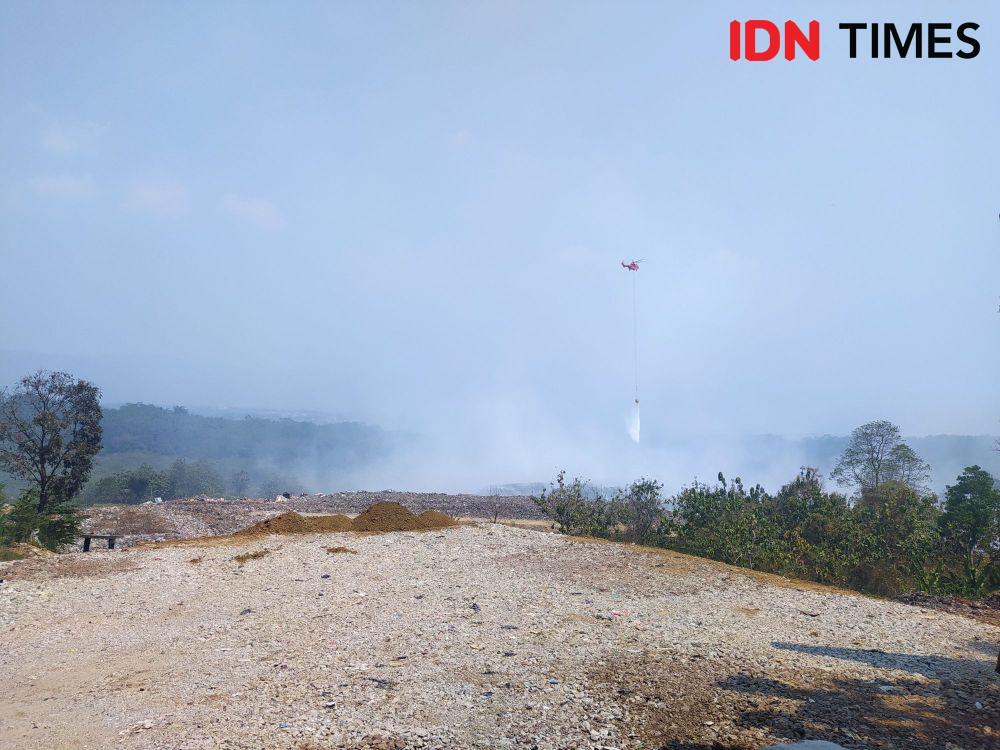 TPA Sarimukti Masih Terbakar, Proses Pemadaman Fokus Jalur Darat