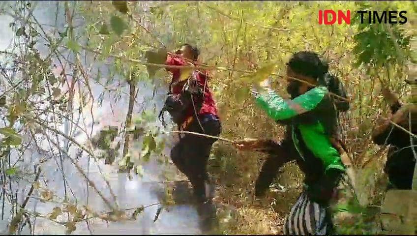 Kebakaran di Lereng Hutan Gunung Lawu Ngawi Capai 14 Hektare