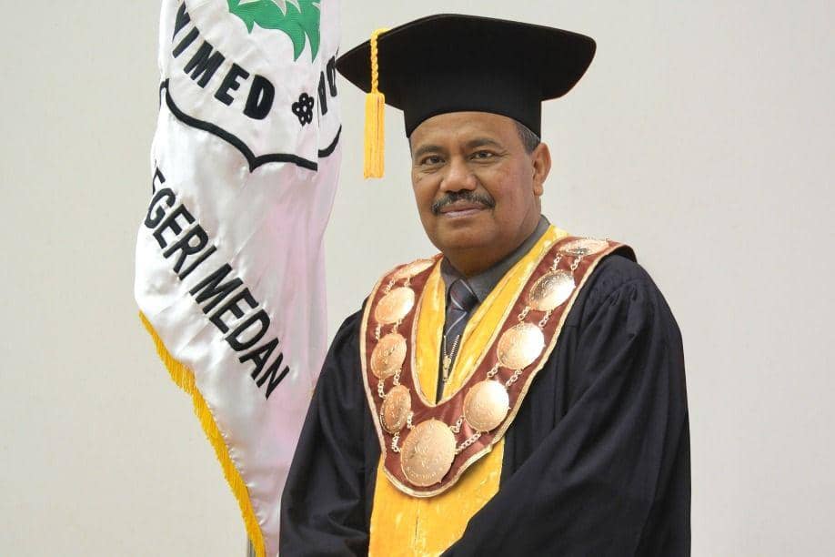 Rektor Universitas Negeri Medan, Prof. Dr. Baharuddin, ST., M.Pd. (Humas Unimed)