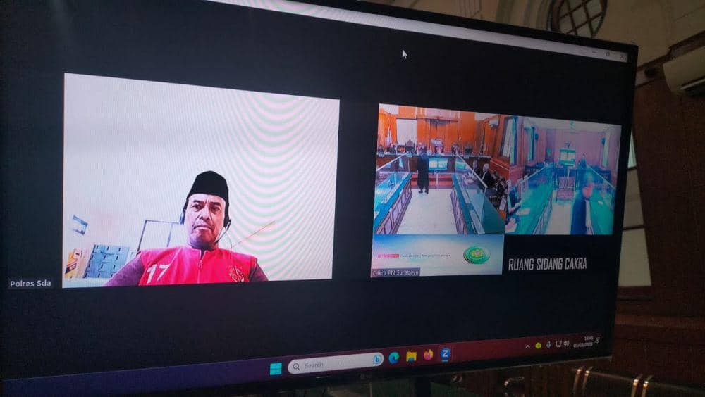 Samanhudi Dituntut 5 Tahun Penjara Atas Perampokan Rumah Dinas Blitar