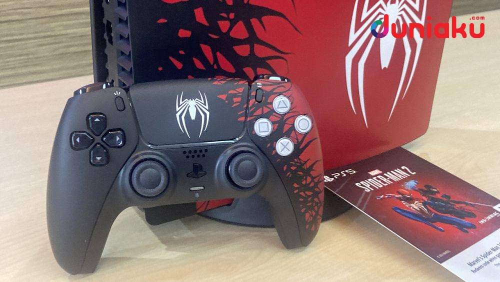 PlayStation 5 Spider-Man 2 Limited Edition. duniaku.com/Adhitya Daniel