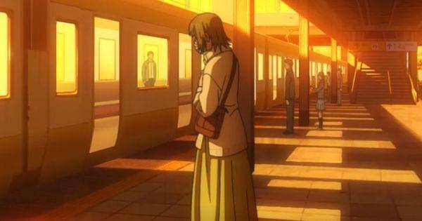 Yuko pulang setelah diantar Yuji ( Dok. Mappa / Jujutsu Kaisen S2 )