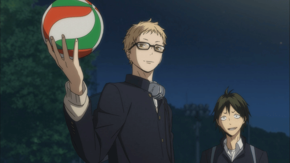 Kei Tsukishima dan Yamaguchi (dok. Production I.G/ Haikyuu!!)