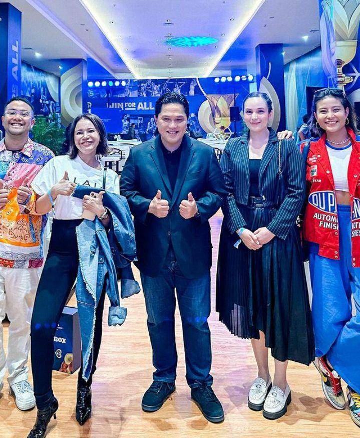 potret Karin Novilda saat nonton FIBA World Cup 2023 (instagram.com/narinkovilda)