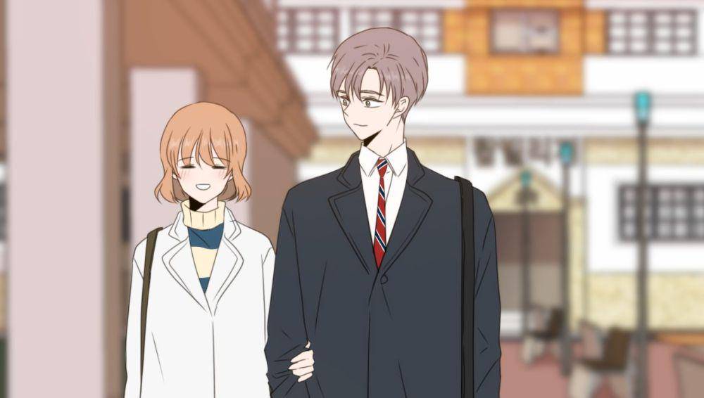 cuplikan karakter Han Hae Na dan Jin Seo Won di webtoon A Good Day to be a Dog (twitter.com/lee_hye_12)