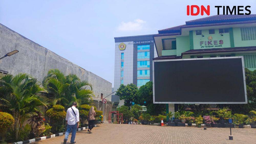 Gedung UPN Veteran Jakarta yang berada di Jalan Raya Limo, Limo, Kota Depok. (IDNTimes/Dicky)