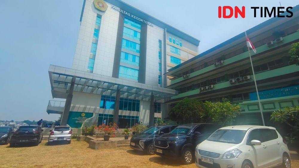Gedung UPN Veteran Jakarta yang berada di Jalan Raya Limo, Limo, Kota Depok. (IDNTimes/Dicky)