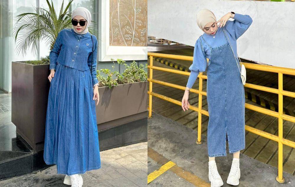 Ide outfit serba denim ala Yolla Anggita (instagram.com/yollaanggitaaa)