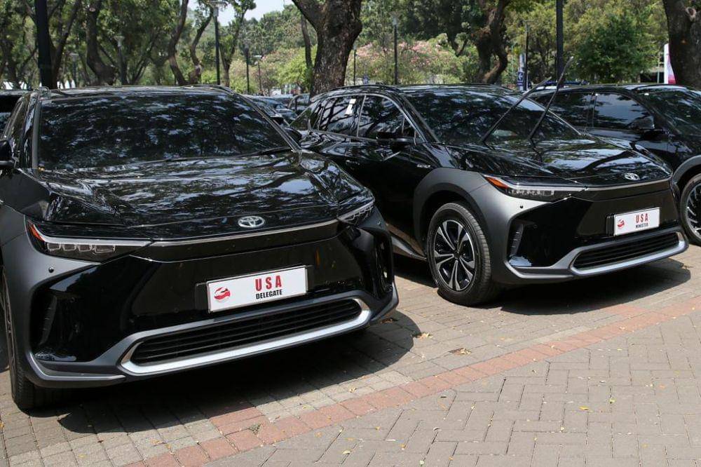 Toyota bZ4X di KTT ASEAN 2023 (dok. TAM)