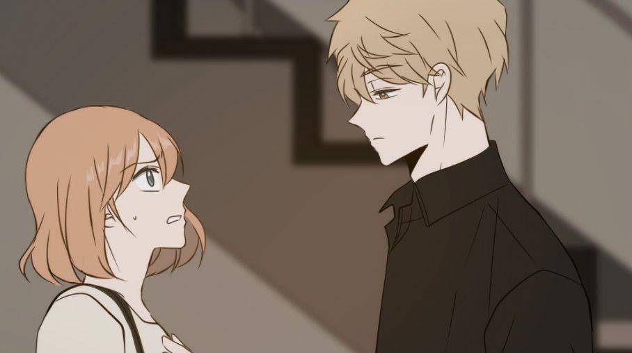cuplikan karakter Han Hae Na dan Lee Bo Gyeom di webtoon A Good Day to be a Dog (twitter.com/lee_hye_12)