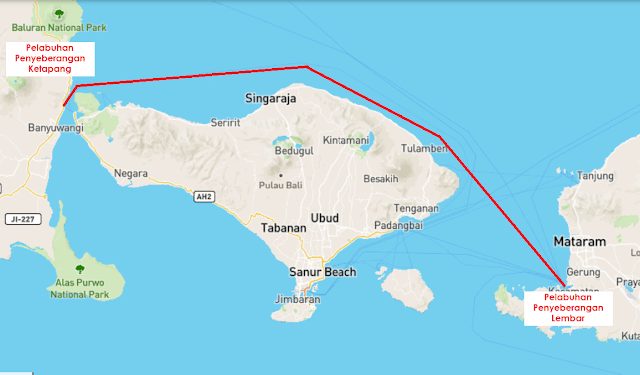Jadwal Kapal Rute Lombok - Banyuwangi Tanggal 6 - 7 September 2023