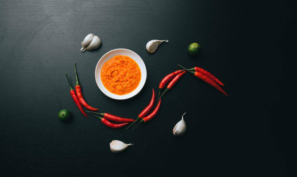ilustrasi saus kacang (unsplash.com/@albertvincentwu)