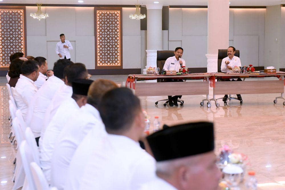 Rapat dengan Kepala Daerah di Sumut, Hassanudin Ingatkan Suksesi PON