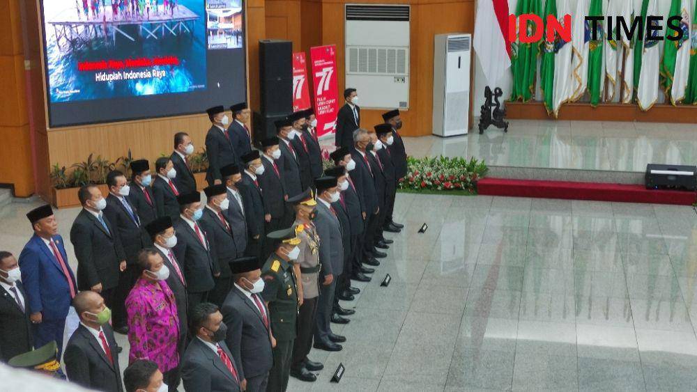 Pelantikan Pj Gubernur DKI Jakarta, Pj Bupati Yapen, dan Pj Bupati Tolikara oleh Mendagri Tito Karnavian (IDN Times/Yosafat Diva Bayu Wisesa)
