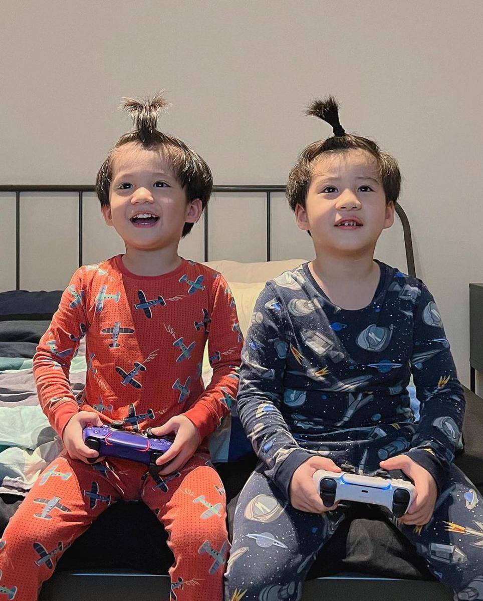 potret Theodore Iori Liem dan Mykah Iago Liem(instagram.com/putrititian)