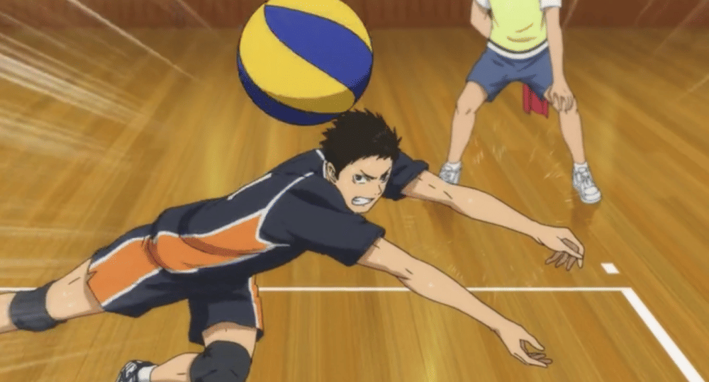 Daichi Sawamura (dok. Production I.G/ Haikyuu!!)