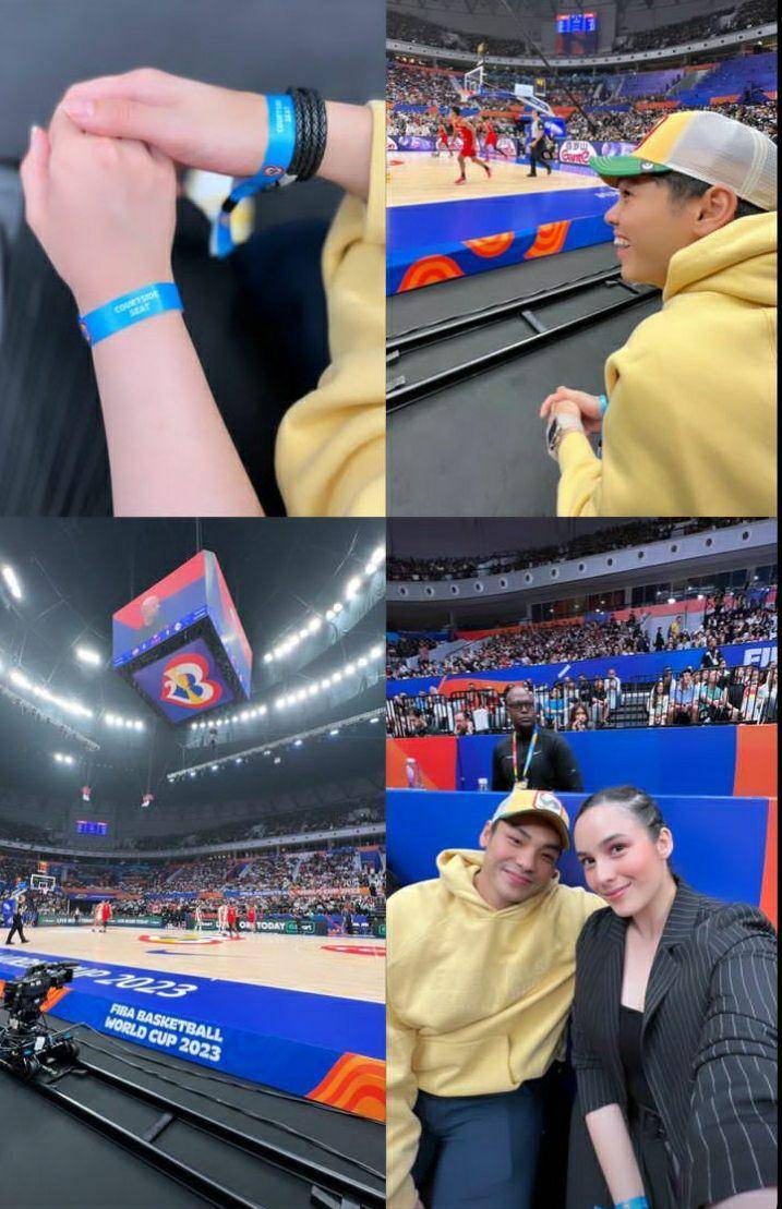 potret artis Indonesia nonton FIBA World Cup 2023 (instagram.com/chelseaislan)