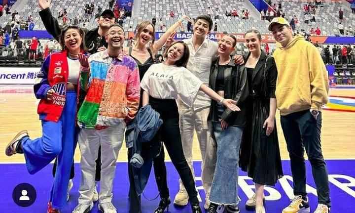 potret artis Indonesia nonton FIBA World Cup 2023 (instagram.com/harrisvriza)