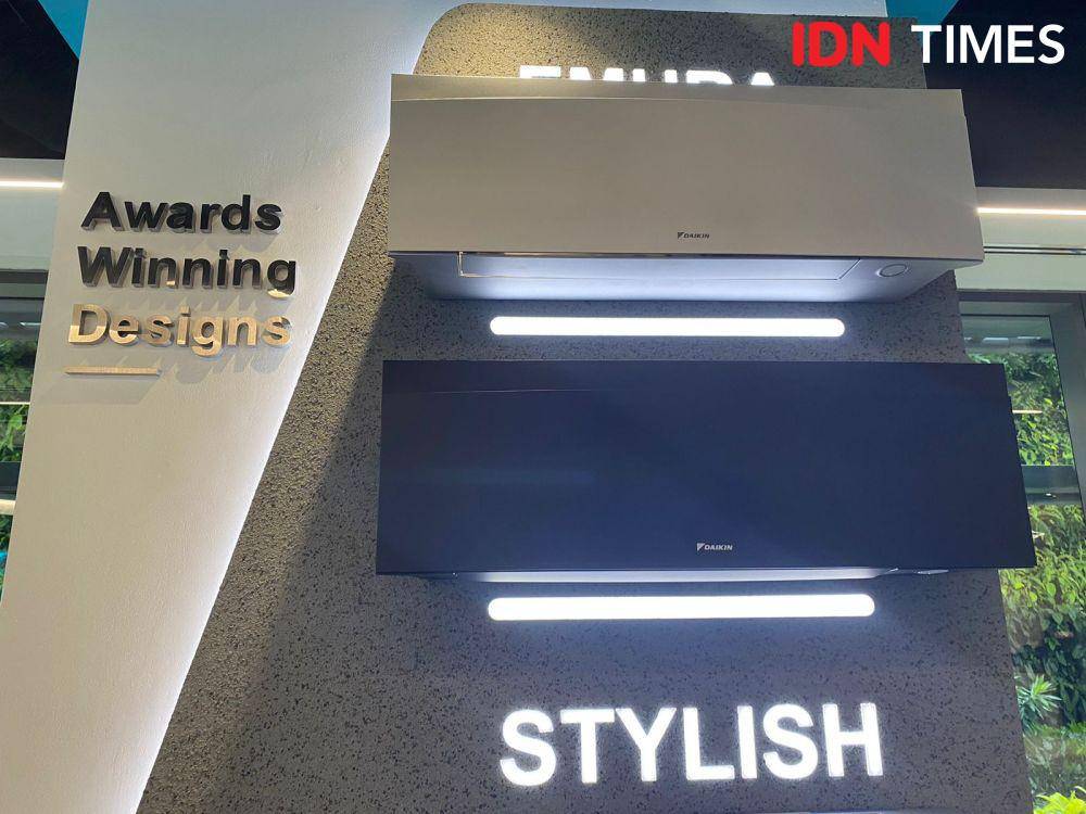 Produk air conditioner (AC) DAIKIN. (IDN Times/Vadhia Lidyana)