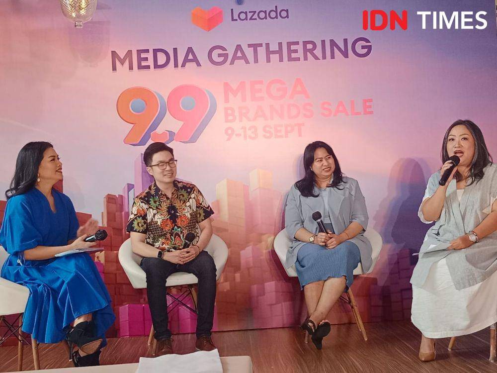 Talkshow "2023 Insight Updates: Personal Care and Beauty by LazMall" yang digelar di Jakarta Pusat pada Rabu (6/9/2023). (dok. Lazada Indonesia)