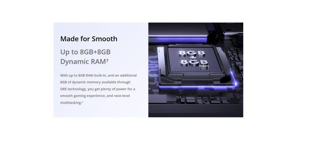 potret memori RAM realme 11x (realme.com)