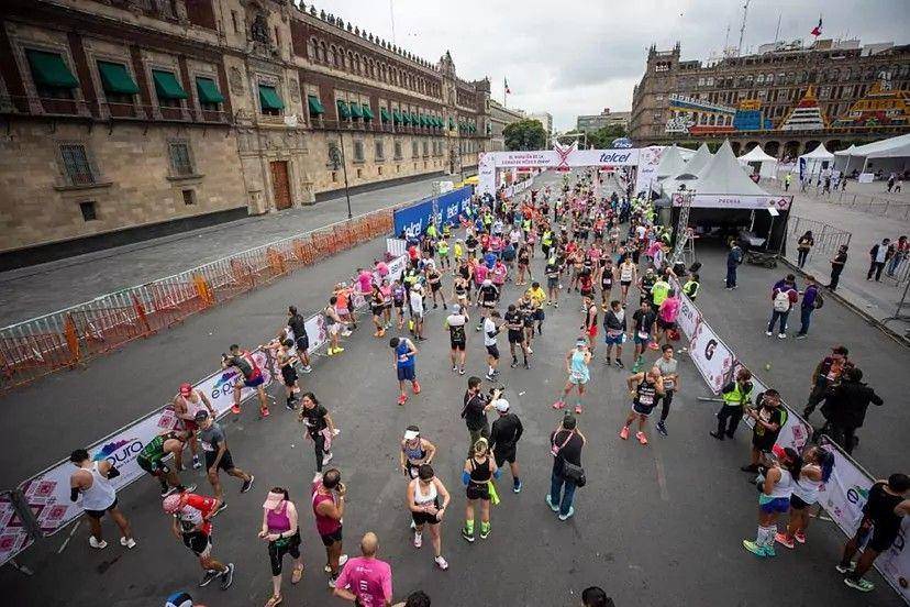 Ilustrasi Mexico City Marathon 2023 (Marca)