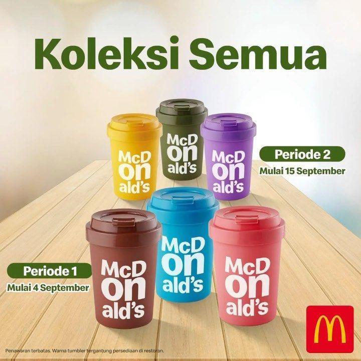 Promo Tumbler McDonald's Terbaru, Begini Syaratnya!