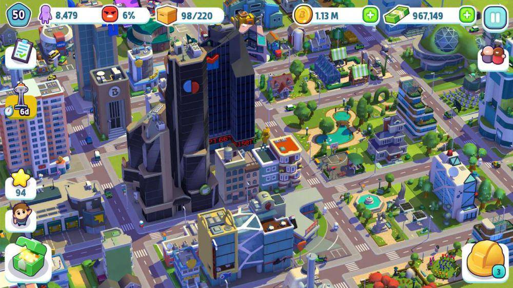 tampilan gameplay City Mania: Town Building Game (dok. Gameloft SE/City Mania: Town Building Game)