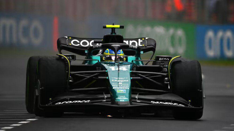 Fernando Alonso saat menjalani pekan balap GP Australia 2023. (formula1.com)
